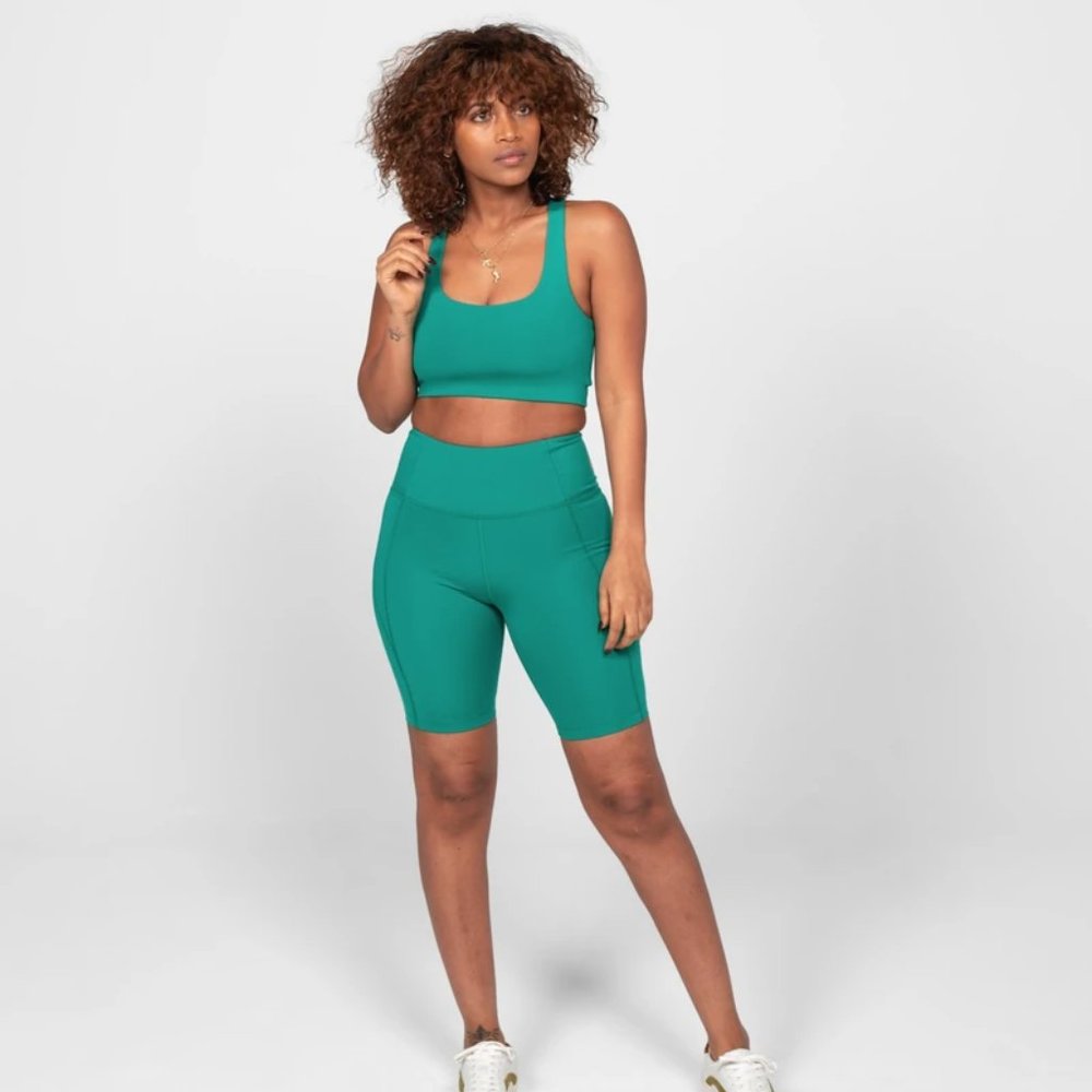 High Rise Bike Short (Saguaro)
